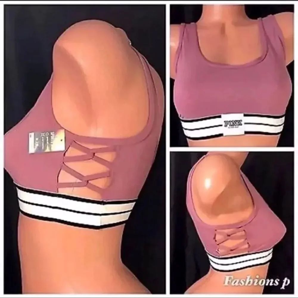 Victoria’s Secret pink ultimate sport strappy bra